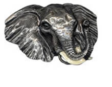 elephant head buckle